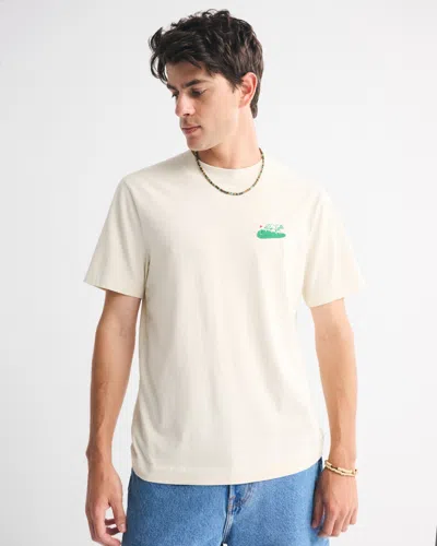 Abercrombie & Fitch Golf Graphic Tee In Green