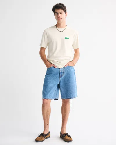 Abercrombie & Fitch Golf Graphic Tee In Green