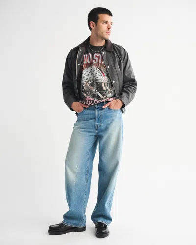 Abercrombie & Fitch The Ohio State University Vintage-inspired Graphic Tee In Brown