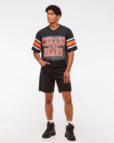 Abercrombie & Fitch Chicago Bears Mesh Tee In Multi