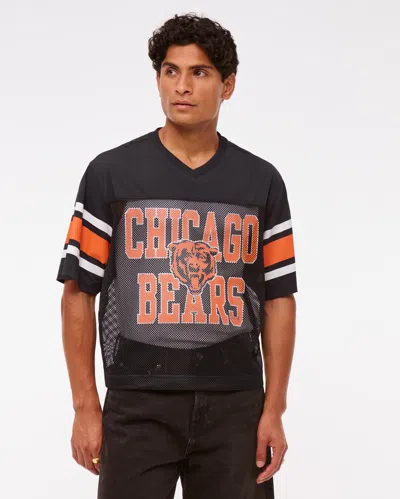 Abercrombie & Fitch Chicago Bears Mesh Tee In Multi