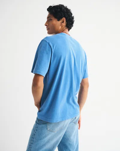 Abercrombie & Fitch Detroit Lions Vintage-inspired Graphic Tee In Black