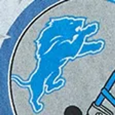 Abercrombie & Fitch Detroit Lions Vintage-inspired Graphic Tee In Black