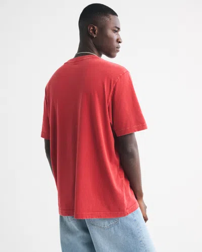 Abercrombie & Fitch San Francisco 49ers Vintage-inspired Graphic Tee In Red