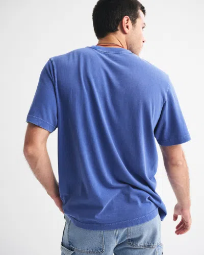 Abercrombie & Fitch Buffalo Bills Vintage-inspired Graphic Tee In Blue