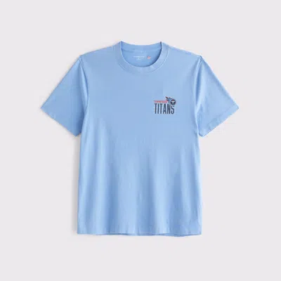 Abercrombie & Fitch Tennessee Titans Graphic Tee In Blue