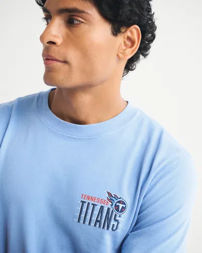 Abercrombie & Fitch Tennessee Titans Graphic Tee In Blue