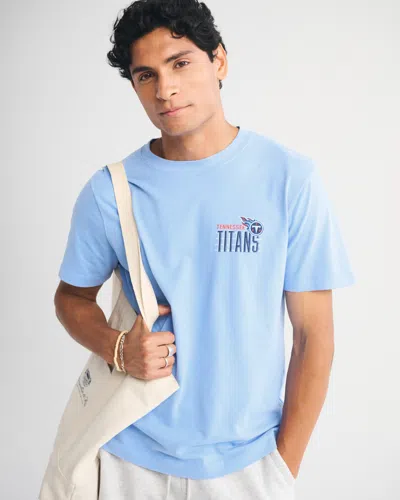 Abercrombie & Fitch Tennessee Titans Graphic Tee In Blue