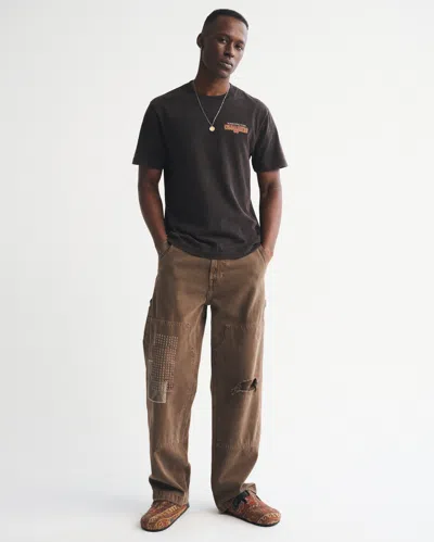 Abercrombie & Fitch Washington Commanders Graphic Tee In Black