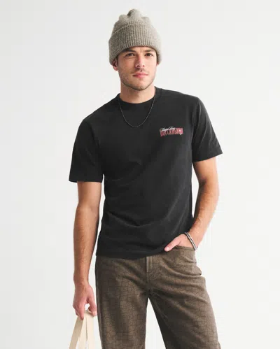 Abercrombie & Fitch Tampa Bay Buccaneers Graphic Tee In Black