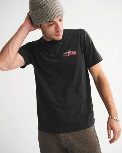 Abercrombie & Fitch Tampa Bay Buccaneers Graphic Tee In Black