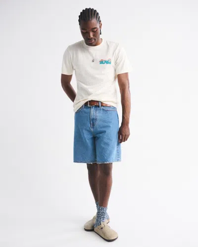 Abercrombie & Fitch Miami Dolphins Graphic Tee In White