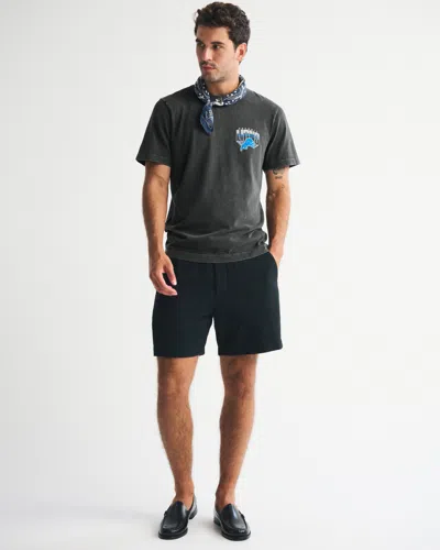 Abercrombie & Fitch Detroit Lions Graphic Tee In Gray