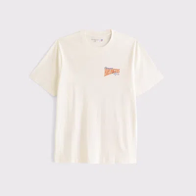 Abercrombie & Fitch Denver Broncos Graphic Tee In White