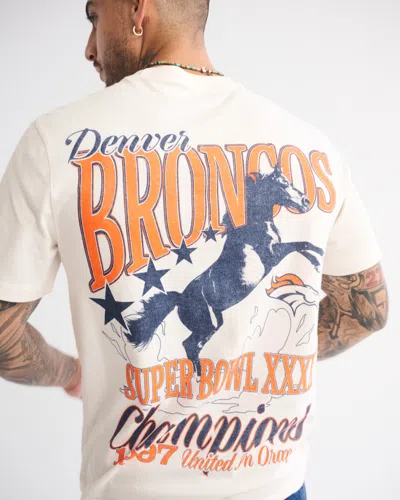 Abercrombie & Fitch Denver Broncos Graphic Tee In White