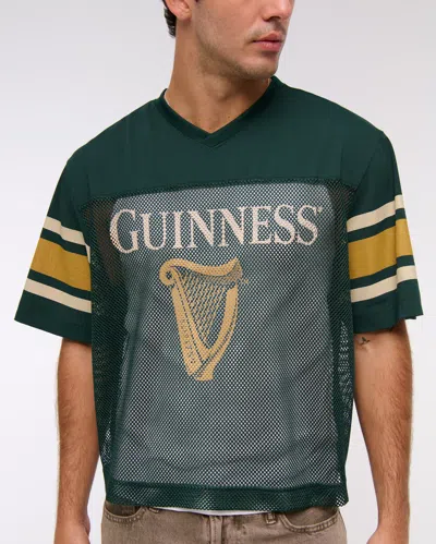 Abercrombie & Fitch Guinness Football Jersey In Green