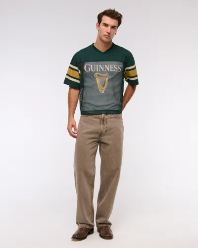 Abercrombie & Fitch Guinness Football Jersey In Green