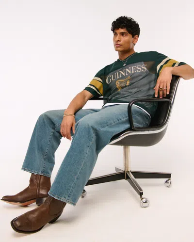 Abercrombie & Fitch Guinness Football Jersey In Green