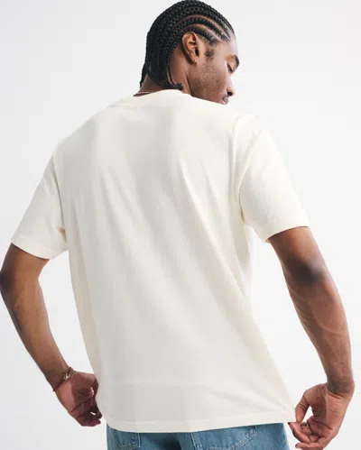 Abercrombie & Fitch Ted Lasso Vintage-inspired Graphic Tee In White