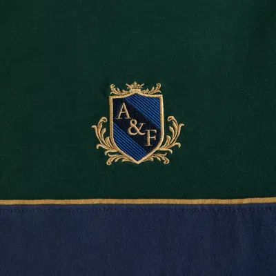 Abercrombie & Fitch Premium Heavyweight 2.0 Crest Logo Tee In Green
