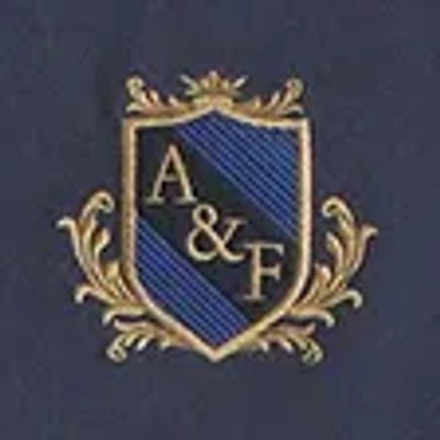 Abercrombie & Fitch Premium Heavyweight 2.0 Crest Logo Tee In Blue