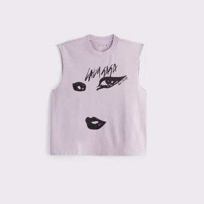 Abercrombie & Fitch Pride Lady Gaga Tank In Purple