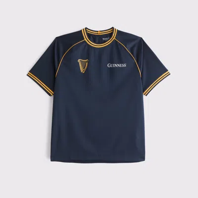 Abercrombie & Fitch Guinness Soccer-inspired Graphic Tee In Blue