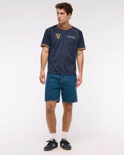 Abercrombie & Fitch Guinness Soccer-inspired Graphic Tee In Blue