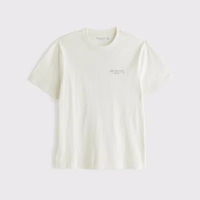 Abercrombie & Fitch Golf Graphic Tee In White