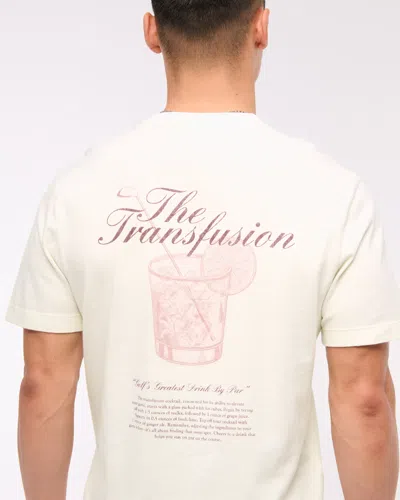 Abercrombie & Fitch Golf Graphic Tee In White