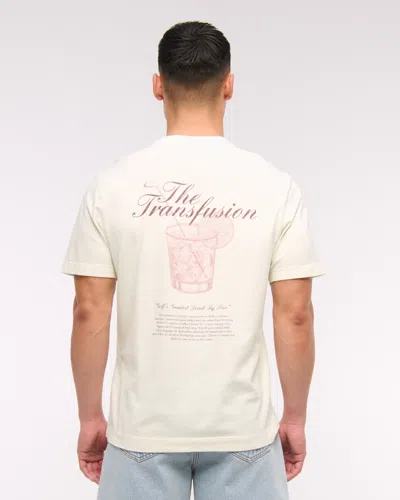 Abercrombie & Fitch Golf Graphic Tee In White