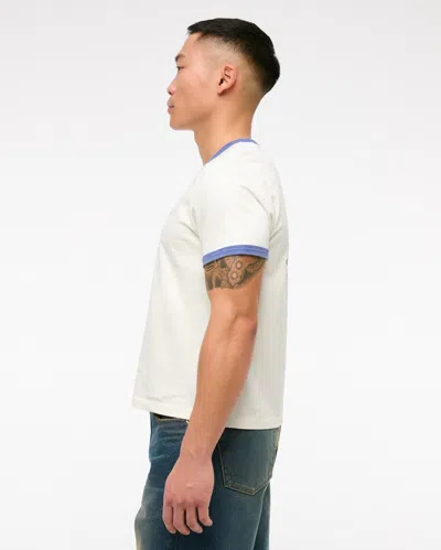 Abercrombie & Fitch Grateful Dead Shrunken Graphic Tee In White