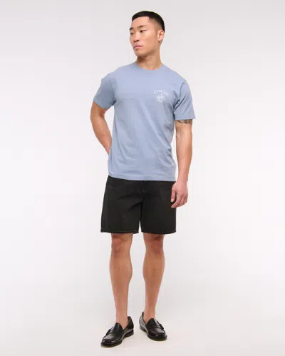 Abercrombie & Fitch Golf Graphic Tee In Blue