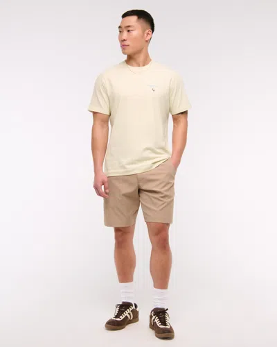 Abercrombie & Fitch Golf Graphic Tee In Neutral