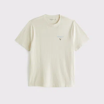 Abercrombie & Fitch Golf Graphic Tee In Neutral