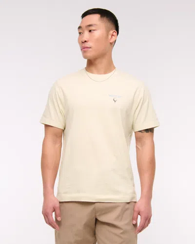 Abercrombie & Fitch Golf Graphic Tee In Neutral