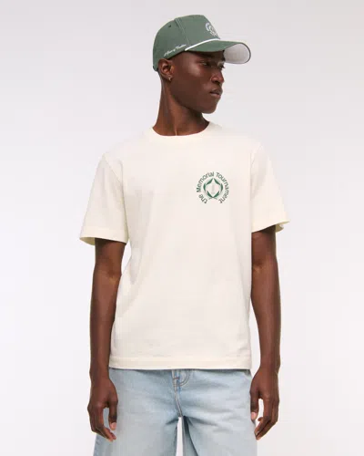 Abercrombie & Fitch Memorial Tournament Graphic Tee In White