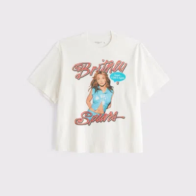 Abercrombie & Fitch Britney Spears Graphic Tee In White