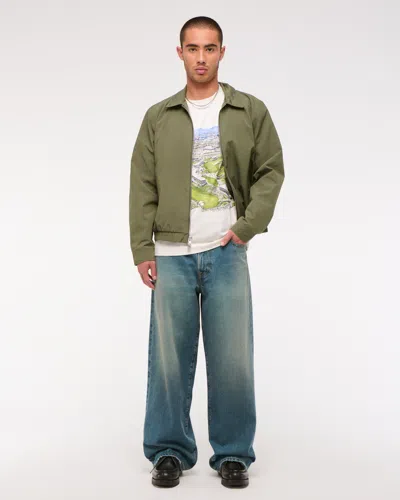 Abercrombie & Fitch Wm Phoenix Open Graphic Tee In White