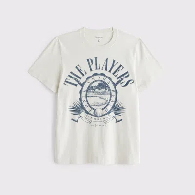 Abercrombie & Fitch Pga The Players Championship Graphic Tee In Brown