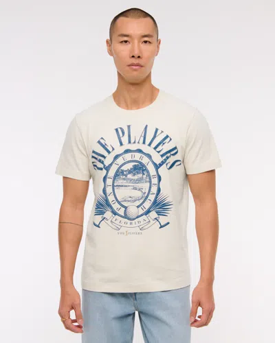 Abercrombie & Fitch Pga The Players Championship Graphic Tee In Brown