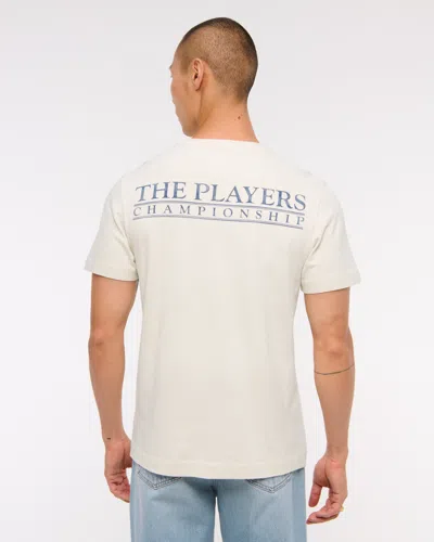 Abercrombie & Fitch Pga The Players Championship Graphic Tee In Brown