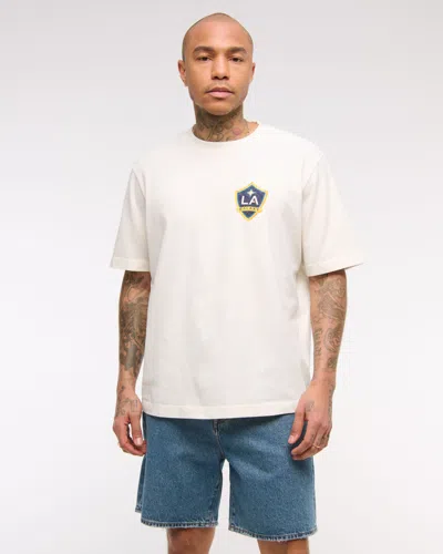 Abercrombie & Fitch La Galaxy Vintage-inspired Graphic Tee In Green