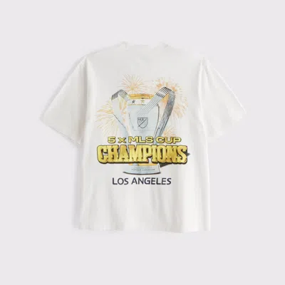 Abercrombie & Fitch La Galaxy Vintage-inspired Graphic Tee In Green