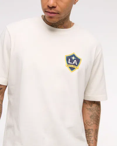 Abercrombie & Fitch La Galaxy Vintage-inspired Graphic Tee In Green