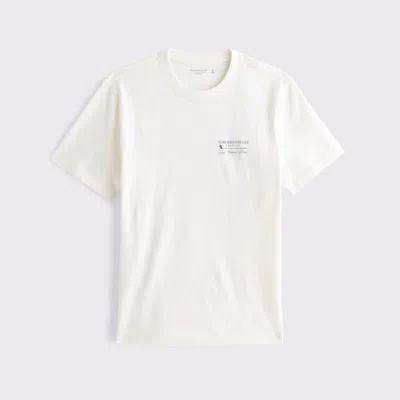 Abercrombie & Fitch Golf Graphic Tee In White