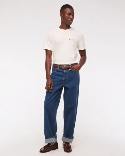 Abercrombie & Fitch Golf Graphic Tee In White