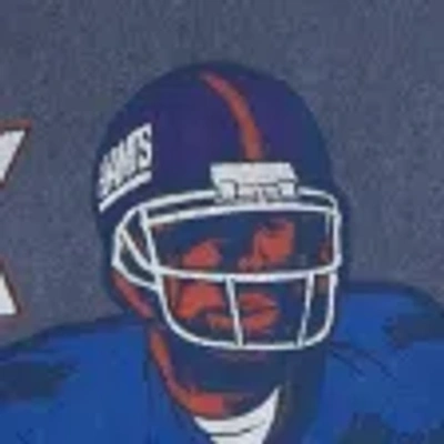 Abercrombie & Fitch New York Giants Graphic Tee In Blue