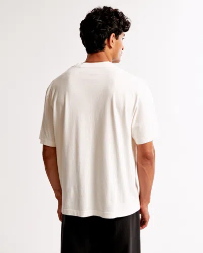 Abercrombie & Fitch Super Bowl Vintage-inspired Graphic Tee In White