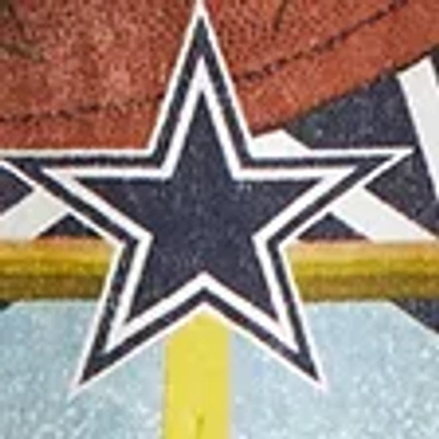 Abercrombie & Fitch Dallas Cowboys Vintage-inspired Graphic Tee In White